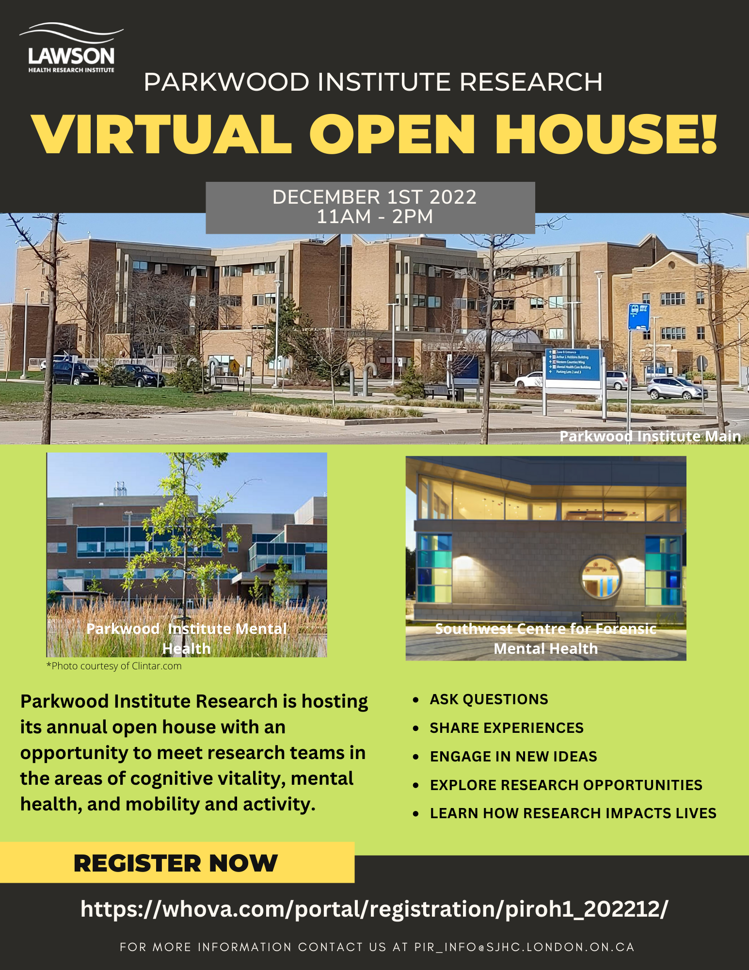 Parkwood Institute Research Open House