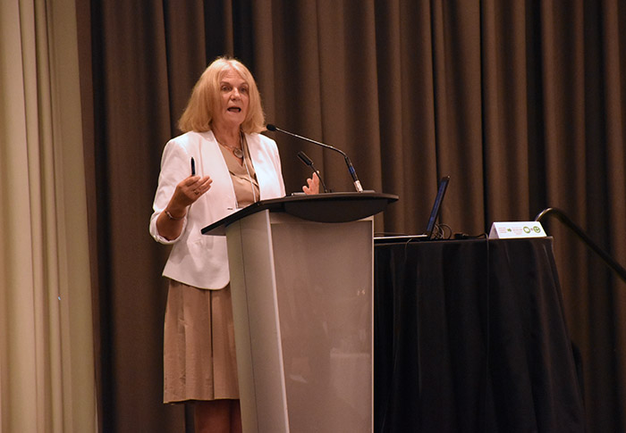Dr. Cheryl Forchuk at the Community Symposium in London