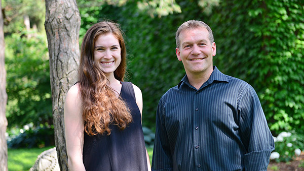 MSc Candidate Rachel Brown and Jamie Seabrook, PhD, and Associate Professor at Brescia and Western’s Schulich School of Medicine & Dentistry, and Scientist at Children’s Health Research Institute, a Lawson program