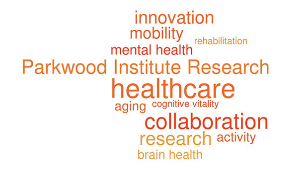 Words that describe Parkwood Institute Research