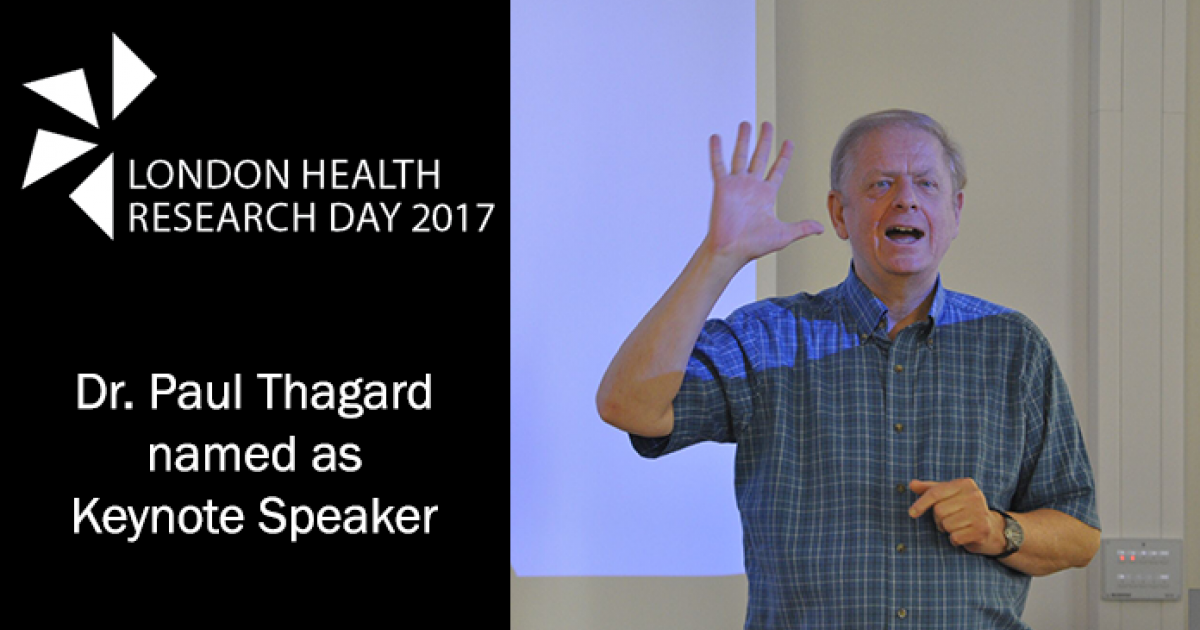 Dr. Paul Thagard named LHRD 2017 Keynote Speaker | Lawson Health ...